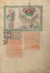 De tempel van God met de tabernakel in de lucht door Unbekannt Unbekannt
